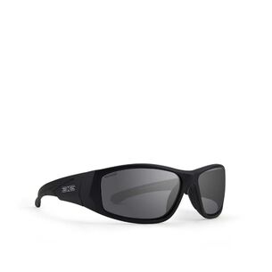 Salerno Sunglasses Black Frames Smoke Polarized Lenses  | GNC